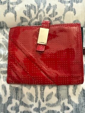 Red Patent Leather Wallet